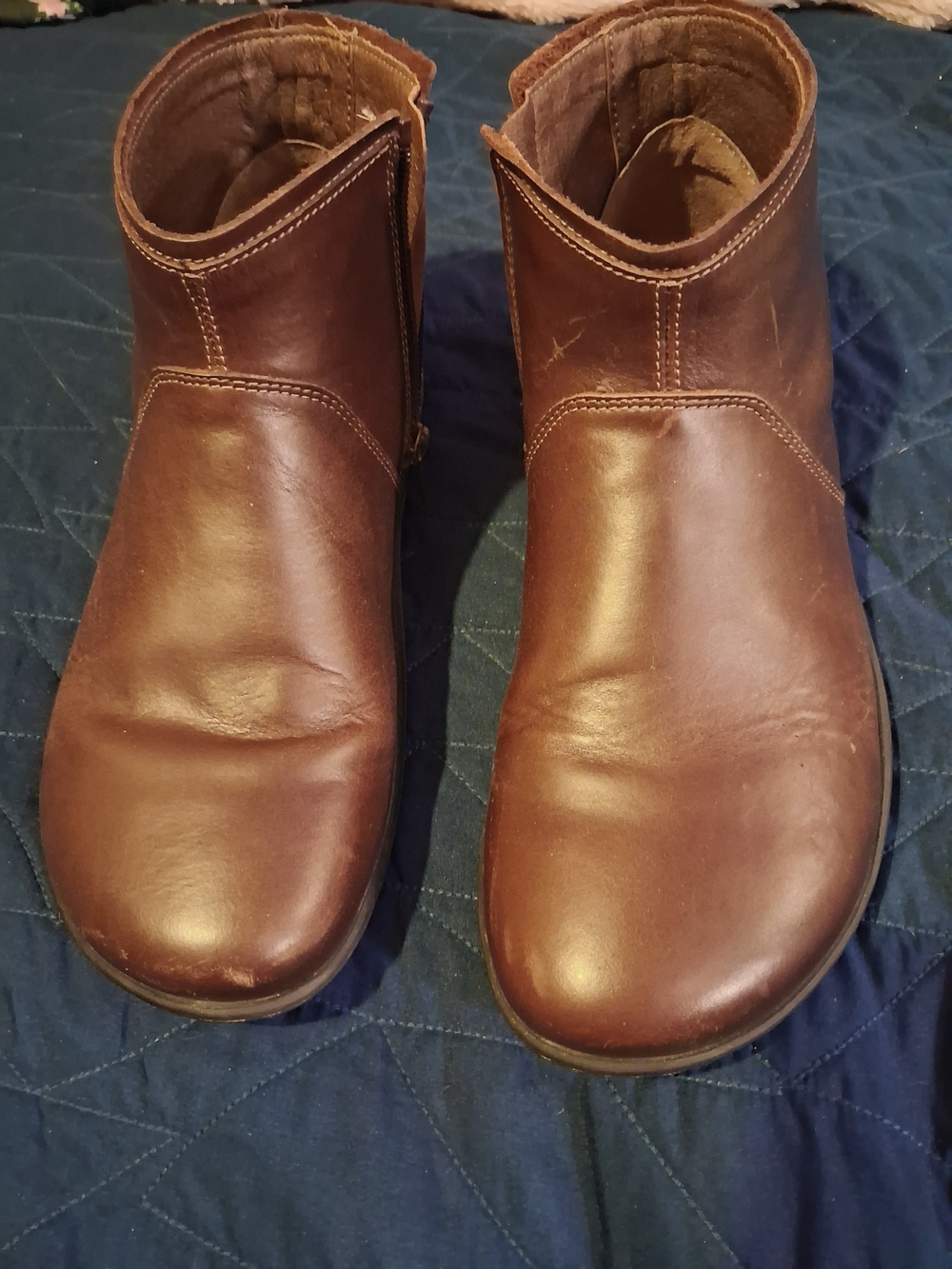 Birkenstock Brown Leather Ankle Boots